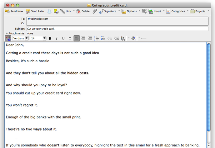 Virgin Money / Emailer